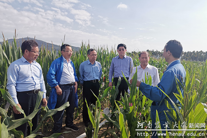 校长介晓磊赴南繁基地慰问