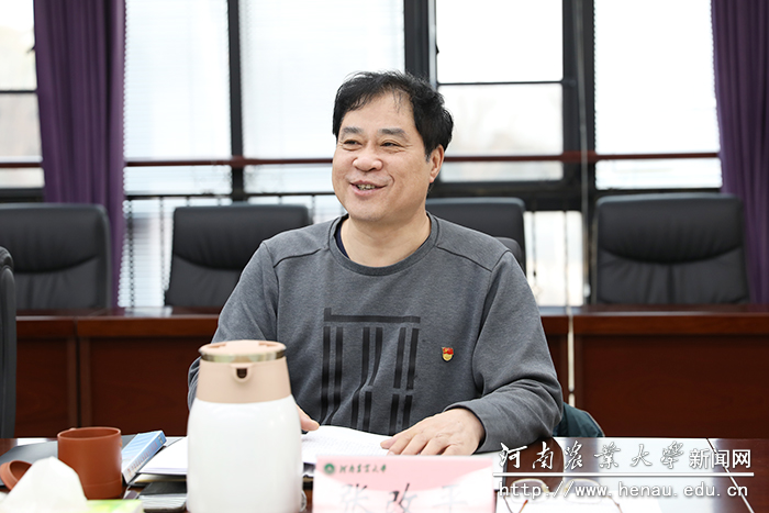 校长、中国工程院院士张改平领学并讲话