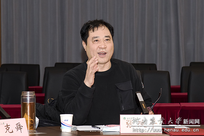 中国工程院院士、河南农业大学教授张改平讲话