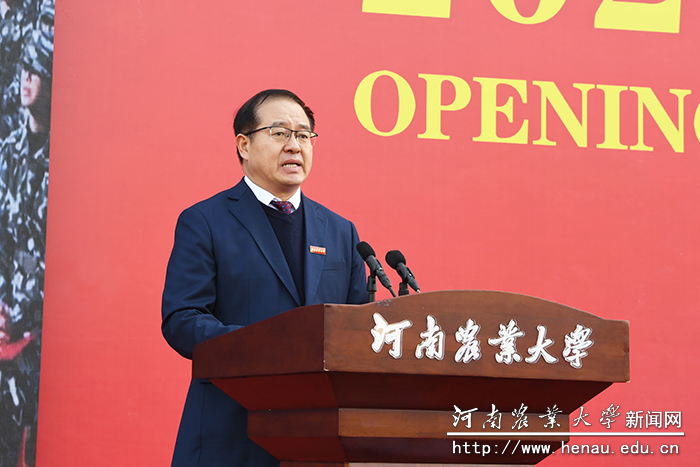 教师代表，动物科技学院博士生导师刘小军教授发言