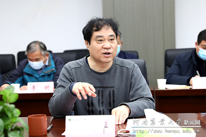 校长、中国工程院院士张改平讲话